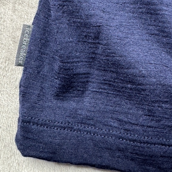 Icebreaker Men’s Navy Blue Crewneck Short Sleeve T-Shirt Size XL - Picture 4 of 13